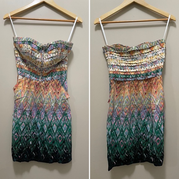 Charlie Jade Silk ‘Ginger’ Strapless Dress XS/P - Picture 1 of 1